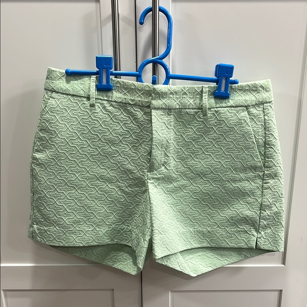 Banana Republic Green Bermudas with Textured Cotton